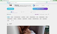 Video fatto in casa di una coppia birichina che fa massaggi tantrici anali con grandi tette